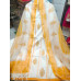 Veeran Fashions Sunshine Offwhite Cotton Unstitched Suit with Yellow Butti Print Dupatta Veeran Fashions Sunshine Offwhite Cotton Unstitched Suit with Yellow Butti Print Dupatta