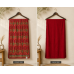 Veeran Fashions Maroon Crepe Hand-Embroidered Boutique Unstitched Suit Set