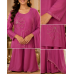 Gulabi Noor Chenon Embroidered Stitched Kameez Palazzo Set Gulabi Noor Chenon Embroidered Stitched Kameez Palazzo Set