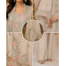 Ivory Pearl Crush Tissue Floral Embroidered Unstitched Suit Ivory Pearl Crush Tissue Floral Embroidered Unstitched Suit