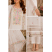 Ivory Blossom Chiffon Embroidered Unstitched Suit