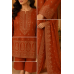 Royal Rust Dola Silk Heritage Unstitched Suit Royal Rust Dola Silk Heritage Unstitched Suit