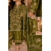 Olive Royale Banarasi Silk Embroidered Unstitched Suit Olive Royale Banarasi Silk Embroidered Unstitched Suit