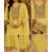 Lemon Aura Embroidered Crape Stitched Co-Ord Set Lemon Aura Embroidered Crape Stitched Co-Ord Set