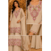 Ivory Rose Embroidered Crape Farshi Salwar Kameez Set Ivory Rose Embroidered Crape Farshi Salwar Kameez Set