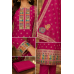 Rani Pink Shimmer Dola Designer Unstitched Suit with Ornate Dupatta Rani Pink Shimmer Dola Designer Unstitched Suit with Ornate Dupatta