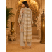 Mist Grey Floral Silk Stitched Farshi Salwar Kameez Set Mist Grey Floral Silk Stitched Farshi Salwar Kameez Set