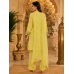 Lemon Aura Embroidered Crape Stitched Co-Ord Set Lemon Aura Embroidered Crape Stitched Co-Ord Set