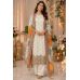 Ivory Royale Designer Crape Unstitched Suit with Heavy Designer Work Dupatta