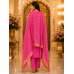 Royal Fuchsia Opada Silk Embroidered Unstitched Suit Royal Fuchsia Opada Silk Embroidered Unstitched Suit
