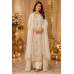 Royal Ivory Chenon Designer Unstitched Suit with Pure Chiffon Dupatta Royal Ivory Chenon Designer Unstitched Suit with Pure Chiffon Dupatta