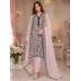Blush Petal Floral Chiffon Unstitched Suit Set Blush Petal Floral Chiffon Unstitched Suit Set