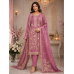 Royal Mauve Heritage Viscose Tusser Unstitched Suit Set Royal Mauve Heritage Viscose Tusser Unstitched Suit Set
