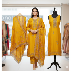 Marigold Chenon Crape Set