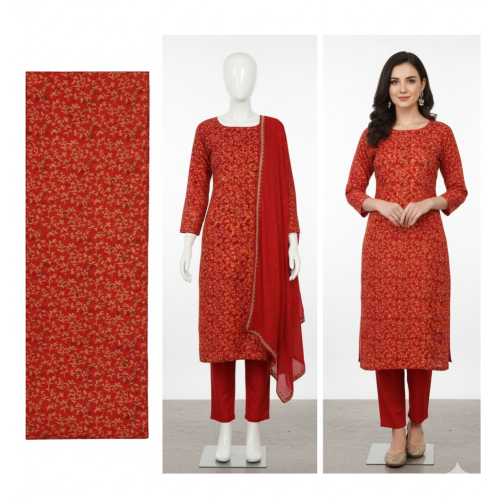 Red Colour Bridal Suit
