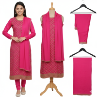 Zardosi Marigold Chenon Suit Set Zardosi Marigold Chenon Suit Set