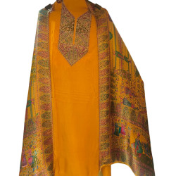 Mustard/Yellow Suit with Heavy Work