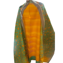 Turmeric Yellow Pashmina Bloom