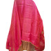 Elegant Rose-Gold Tissue Suit with Heavy Pink Dupatta