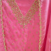 Traditional Rani Pink Shimmer Suit with Cut Dana Traditional Rani Pink Shimmer Suit with Cut Dana