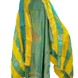 Emerald Weave & Bandhani Dupatta Suit Set
