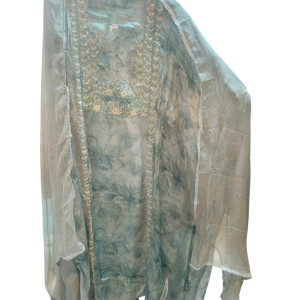 Serene Crape Silk Suit