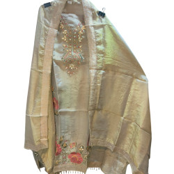 Golden Glow Glass Tissue Suit Set