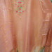 Peach Elegance Glass Tissue Suit Set