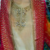 Doria Splendor Suit Set with Rainbow Bandhani Dupatta