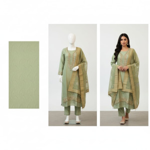 Sitara-e-Jahan Gota Ensemble | Shaded Shimmer Suit & Crepe Bottom