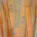 Peach Floral Printed and Embroidered Unstitched Suit Set
