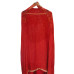 Rust Red Banarasi Georgette Salwar Suit