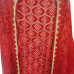 Rust Red Banarasi Georgette Salwar Suit