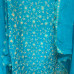 Aqua Crape Cutdana Suit