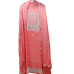 Rose Pink Hand-Embroidered Chiffon Suit