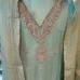 Elegant Shimmer Silk Embroidered Suit Set.