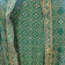 Royal Green Hand-Embroidered Chennon Suit Set