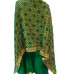 Royal Green Hand-Embroidered Chennon Suit Set