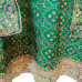 Royal Green Hand-Embroidered Chennon Suit Set