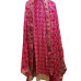 Royal Pink Embroidered Chennon Suit Set