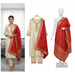 Rich and Festive Ethnic Suit Set