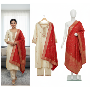 Rich and Festive Ethnic Suit Set