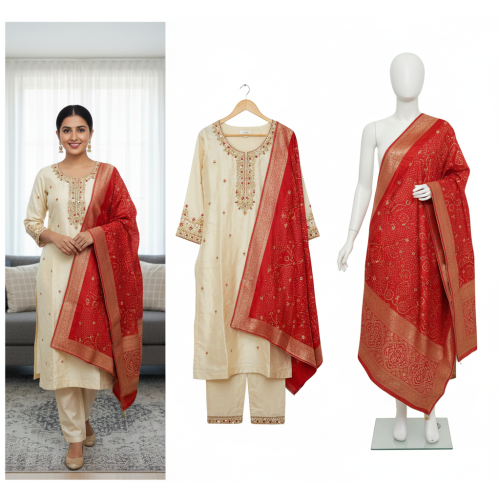 Rich and Festive Ethnic Suit Set