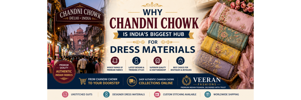 Why Chandni Chowk is India's Biggest Hub for Dress Materials Why Chandni Chowk is India's Biggest Hub for Dress Materials