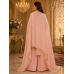 Blush Royale Chenon Unstitched Dress Material with Pure Chiffon Dupatta