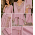 Blush Pink Elegance Crush Stitched Co-Ord Set