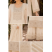 Ivory Royale Shimmer Stitched Kameez Plazo Set