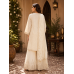 Ivory Royale Shimmer Stitched Kameez Plazo Set