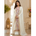 Ivory Floral Elegance Crape Unstitched Suit Set with Pure Chiffon Dupatta Ivory Floral Elegance Crape Unstitched Suit Set with Pure Chiffon Dupatta