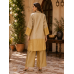 Golden Champagne Shimmer Stitched Co-Ord Set Golden Champagne Shimmer Stitched Co-Ord Set